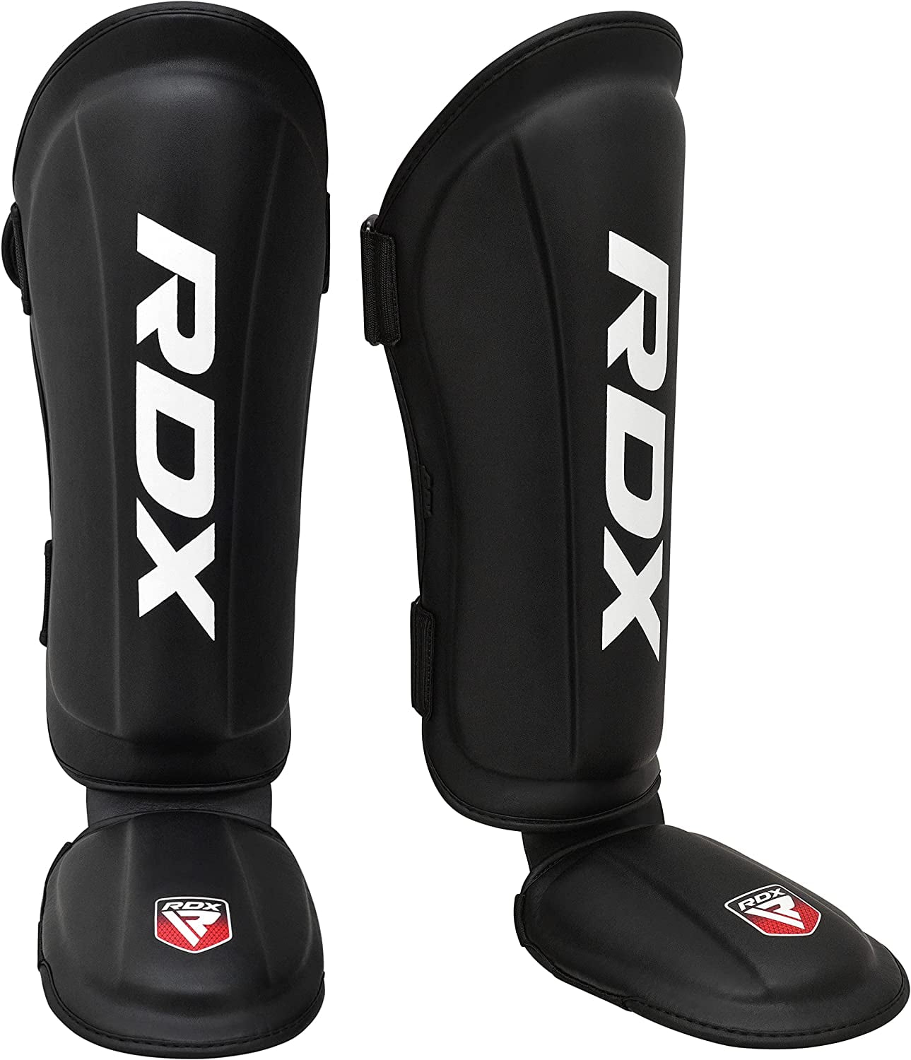 Sparring,and Boxing MMA Fighting and Training Pads GINGPAI BOXING Shin and Instep Guards for Kickboxing Muay Thai Maya Hide Leather Instep Leg Protector Foam Gear for Martial Arts 
