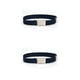 thumbnail image 1 of Sonducket Cinturones Hebilla de imán fácil Accesorios de ropa ajustables Multicolor Ligero con tejido fino para niños Niñas azul marino azul marino 2piezas Sonducket CBP300840, 1 of 6