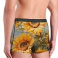 thumbnail image 6 of Salouo Sunflower Field Art Print Men's Boxer Briefs,Breathable Underwear Elastic Waistband Briefs for Men -XX-Large, 6 of 8