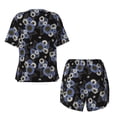 thumbnail image 2 of Sigee Sunflowers for Sleepwear Casual Pjs with Pockets Women's Pajamas Sets Shorts 2 Piece Short Sleeve Lounge Sets XX-Large, 2 of 9