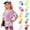 Z1-APurple, variant on Girl Tie-dye Outfits 2 Piece Sets Heart Printed Shirts and Biker Shorts | Girls Summer Tie-dye Outfits 2 Piece Sets Heart Printed Short Sleeve Crewneck Shirts and Biker Shorts Set Kids Clothes