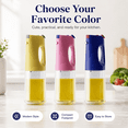 thumbnail image 5 of 16oz Oil Sprayer for Cooking, 2-in-1 Olive Oil Spray and Pour Bottle for Air Fryer, Grilling, BBQ, Salad, Roasting and Baking, 5 of 7
