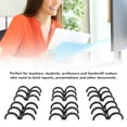 thumbnail image 4 of 50PCS Comb Binding Spine 16mm 3 Rings A4 PP Book Binder Spine Reports Presentations, 4 of 7