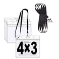 thumbnail image 1 of Product Classification Craft & Stationery Lanyards Holder with Breakaway Name Card ID Holder for Clear Display Stationery Accessory Platform Competitors Style, 1 of 3
