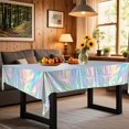 thumbnail image 2 of Shiny Disposable Tablecloth for Party Decorations Birthday Bridal Wedding and Christmas Celebrations Large Size Table Cover, 2 of 6