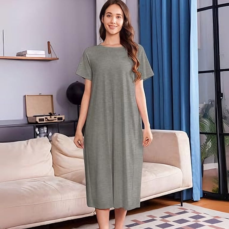 hospital dress design Aellinatey Patient Gown With Adaptive Design Overlap Open Back Tear Away  Hospital Dress