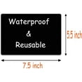 thumbnail image 4 of Chalkboard Labels 7.5×5.5inch Extra Large Waterproof Rectangles Chalkboard Stickers 18Pcs, 4 of 7