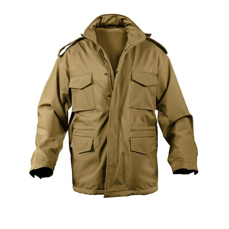 Rothco Soft Shell Tactical M-65 Jacket Coyote Brown