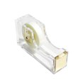 thumbnail image 1 of Cortador de cinta de asiento de acrílico transparente Suministros de oficina de escritorio Juego de regalo Color dorado 1 pieza Electrónica, 1 of 5