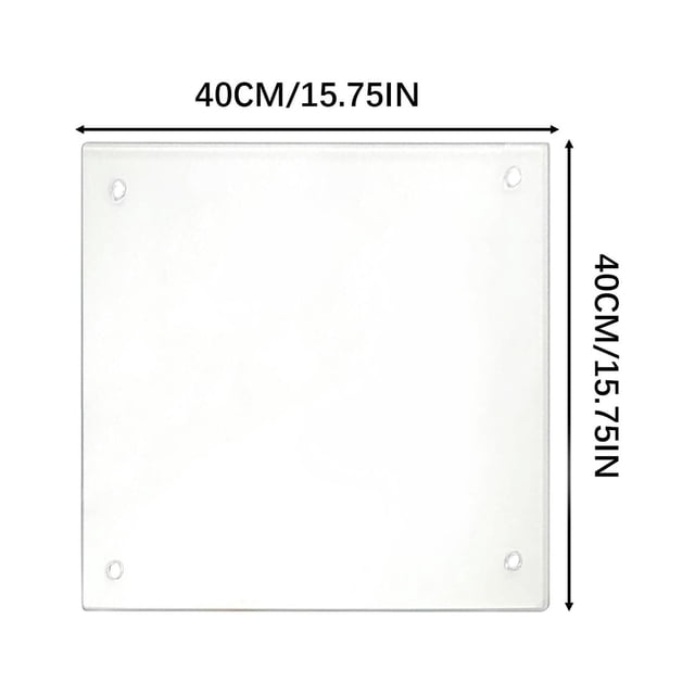 PEONAVET Chopping Board Kitchen Countertop With Acrylic Cutting Board, Countertop With Transparent Cutting Board With Edges, Countertop Protector, Home And Restaurant