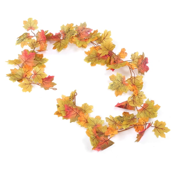 Guirnalda Artificial Otoño Decoracion Hoja Arce Luces Led | Meses sin interés Guirnalda Artificial Otoño Decoracion Hoja Arce Luces Led | Meses sin interés