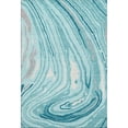 thumbnail image 2 of Addison Rugs Mayfield Premium Machine Washable Transitional Swirls Turquoise Rectangle Rug, 10' x 14', 2 of 6