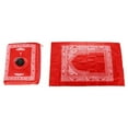 thumbnail image 2 of veasfak Muslim Prayer Rug Islamic Mat for Muslim Prayers Great Ramadan Gifts for Muslim Red, 2 of 5