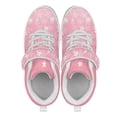 thumbnail image 3 of Wismoutput Pink Cherry Flowers Sports Shoes for Kids Girls Single Buckle Sneakers Non-Slip Wear-Resistant Size 11-15, 3 of 7