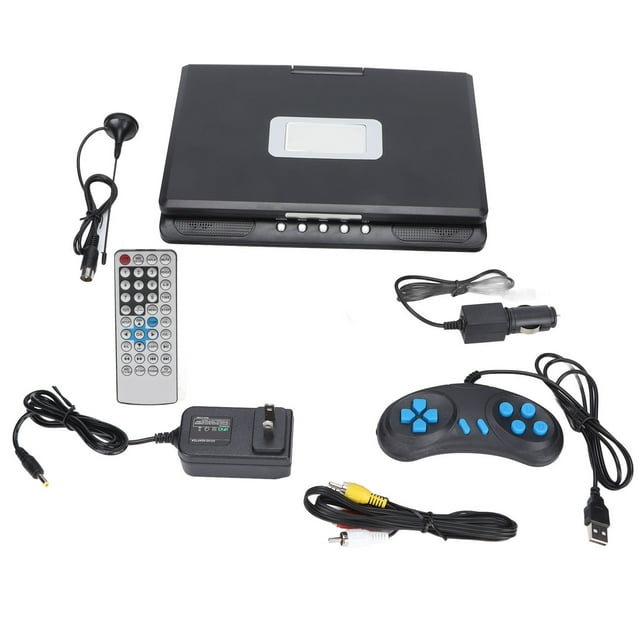 Reproductor de DVD Reproductor de DVD portátil HD giratorio de 270° con control remoto USB 110-240VLMD-998 Enchufe de EE. UU.