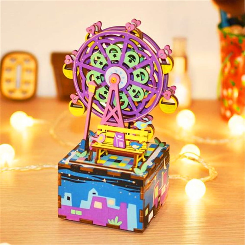 music box wooden puzzle