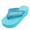 Stud Blue, variant on Women's Platform Wedge Sandals Summer Beach Studded T Strap Flip Flops