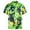 a-Green19457, variant on FINALGANG Mens Fashion Casual Prints Short Sleeve Button Down Shirt With Bust Pocket Casual Relaxed Fit Shirt For Summer Daily Wear Blue XXXL