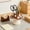 Brown, variant on Votnto Cute Polka Dot Mushroom Shaped Pen Holder, Glossy Plastic Desktop Stationery Organizer Multi-use Makeup Brush Storage Pot for Office Bedroom Decor