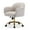 Beige, variant on JURANYAZHU Velvet Office Chair, Ergonomic Desk Chair with Adjustable Height, 360° Swivel, Padded Armrests for Home Office, Green