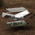 thumbnail image 3 of Soporte para hoguera fogón portátil para acampar quemador de leña para exteriores para patios traseros al aire libre, 3 of 9