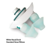 Navage Nasal Dock-Nose Pillow Combo: White Nasal Dock and Standard Nose Pillows