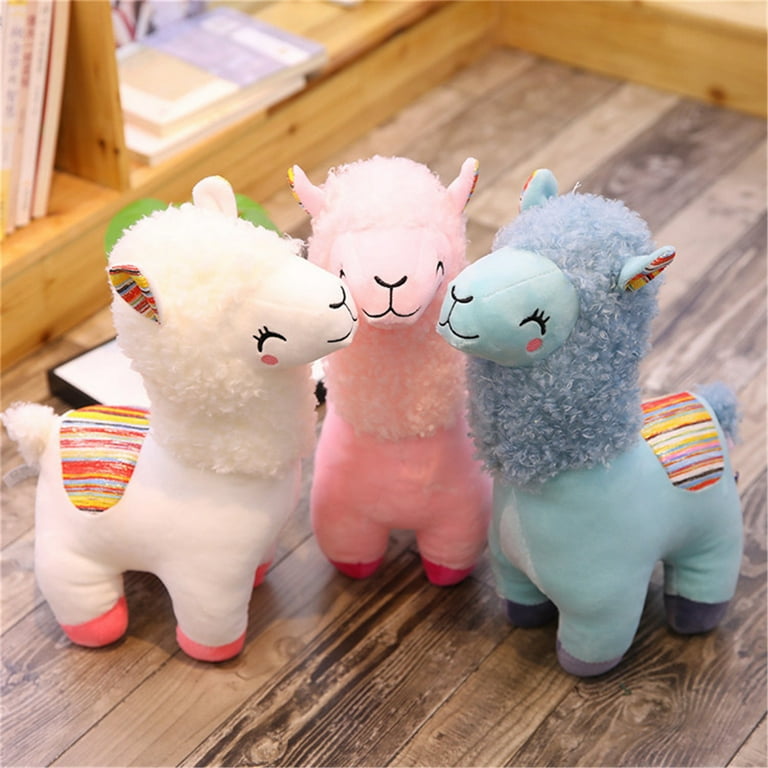 Oxodoi Cute Llama Plush Doll,Soft Sheep Stuffed Animal,25cm Teens