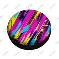 thumbnail image 5 of Motif Spirale Carré Coloré Polyester Roue de Rechange Universelle pour Remorque RV SUV Camion Campeur, 5 of 5