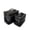 black, variant on Genuine Cowhide Leather Crocodile Embossed Jewelry Case, Women's Top-handle Storage Bag,Cosmetic Box