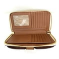 thumbnail image 6 of Michael Kors Jet Set Medium Zip Around Phone Holder Wallet Wristlet Vanilla, 6 of 6