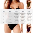 thumbnail image 3 of Hduncf Women's Fashion One Piece Swimsuit Spaghetti Strap Tummy Control Bathing Suit Padded Slimming Swimwear Brown S, 3 of 5