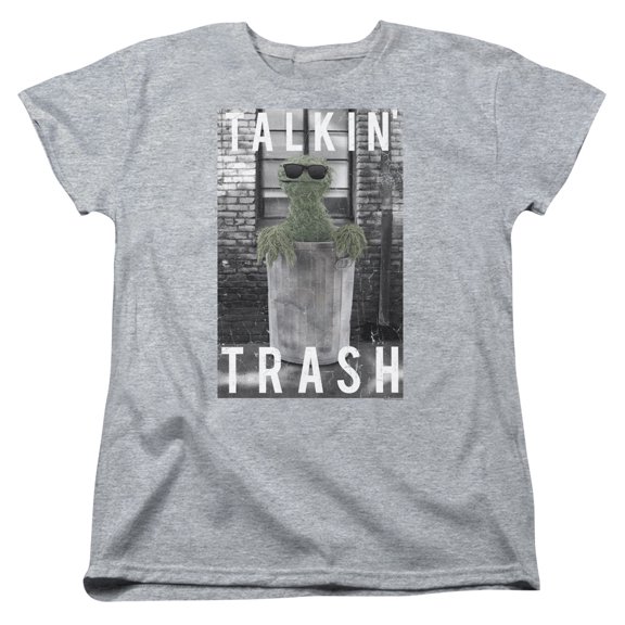 Sesame Street - Talkin Trash - Women's Short Sleeve Shirt - Medium