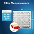 thumbnail image 2 of Filtrete 20x20x4 Air Filter, MPR 1000, MERV 11, Allergen Defense 12-Month Deep Pleated 4-Inch Air Filters, 2 Filters, 2 of 9