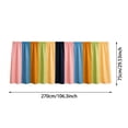 thumbnail image 2 of Teacher Desk Skirt Classroom Table Skirt Rectangle Desk Cover For Back To School Office Bookcase Cabinet 106.3x29.53 Inch, 2 of 3