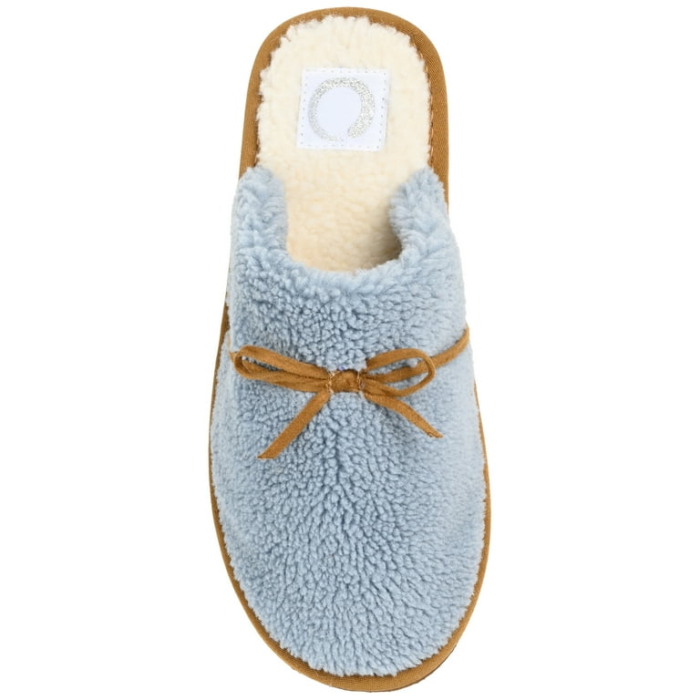 Brinley co discount faux fur slippers