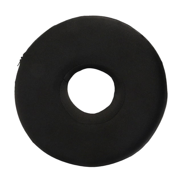 predolo Ear Piercing Pillow Pierced Ears Support Breathable Ergonomic Washable Polyester black round