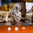thumbnail image 2 of Reloj Steampunk de madera 3D UGEARS para adultos, 40 unidades, 2 of 5