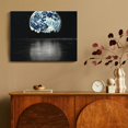 thumbnail image 4 of Fenyluxe Moon Reflection Night Sky Canvas Art Modern Prints for Wall Decor 16x12in, 4 of 6