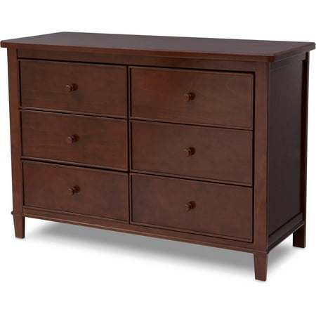 Delta Children 6 Drawer Dresser Espresso Truffle
