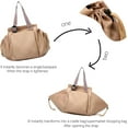 thumbnail image 6 of Ekon Essential Tote Bag, Convertible Tote Backpack for Women - Multifunctional Large Capacity Bag, 15-Pocket Organizer for Work, Travel, Diaper Bag & Everyday Use, 6 of 9