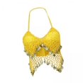 thumbnail image 1 of Top corto de lentejuelas,Top corto de lentejuelas brillantes para mujer Rendimiento,Top de tubo de corte bajo Chaleco sin mangas que se adapta a la mayoría de los tipos de cuerpo,Traje de, 1 of 8