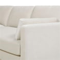 thumbnail image 5 of Pemberly Row Reversible Chaise Sectional Sofa French Beige Performance Velvet, 5 of 15