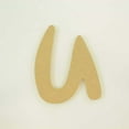 thumbnail image 1 of Package of 1, "U" 8 Inch X 1/2" MDF Letters In The Waltograph Font | Thick For Art & Craft Project, Made in USA, 1 of 1