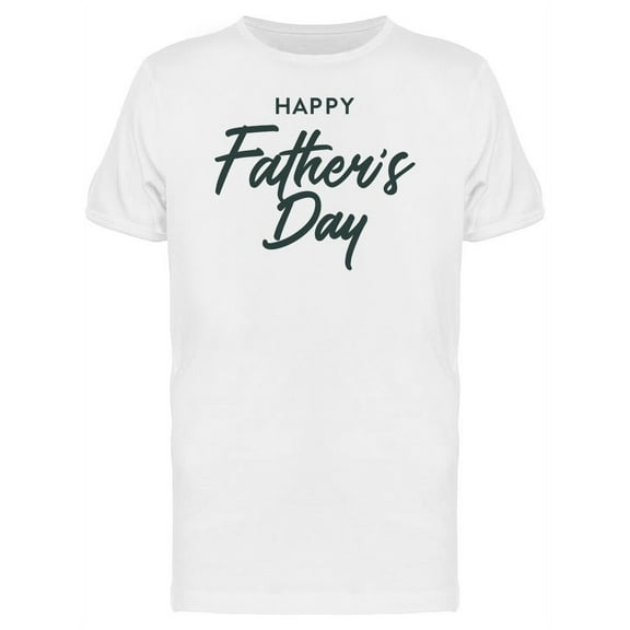 Smartprints Mens Graphic Tee - Happy Fathers Day Cool Font - Regular Fit 100% Cotton