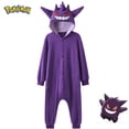 thumbnail image 1 of Disfraz de Pokémon para adultos, Pijama de una pieza para Halloween, de cuerpo completo, ropa de dormir de Navidad, 1 of 4