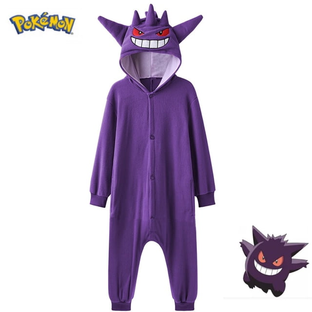 Disfraz de Pokémon para adultos, Pijama de una pieza para Halloween, de cuerpo completo, ropa de dormir de Navidad