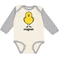 thumbnail image 3 of Inktastic Chick Magnet Boys Long Sleeve Baby Bodysuit, 3 of 5