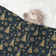 thumbnail image 2 of Naloa Gold Snowflake Christmas Tree Dog Blanket, 3 Sizes Cat Blanket for Indoor Cats Large Medium Small Dog Gifts-Medium, 2 of 8