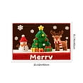thumbnail image 3 of Christmas Area Rugs, Santa Claus Fireplace and Christmas Tree Area Rug, Christmas Door Mat Indoor Non-Slip Washable, Christmas Rugs for Living Room Bathroom Kitchen Floor, Xmas Decor 16x24in, 3 of 6