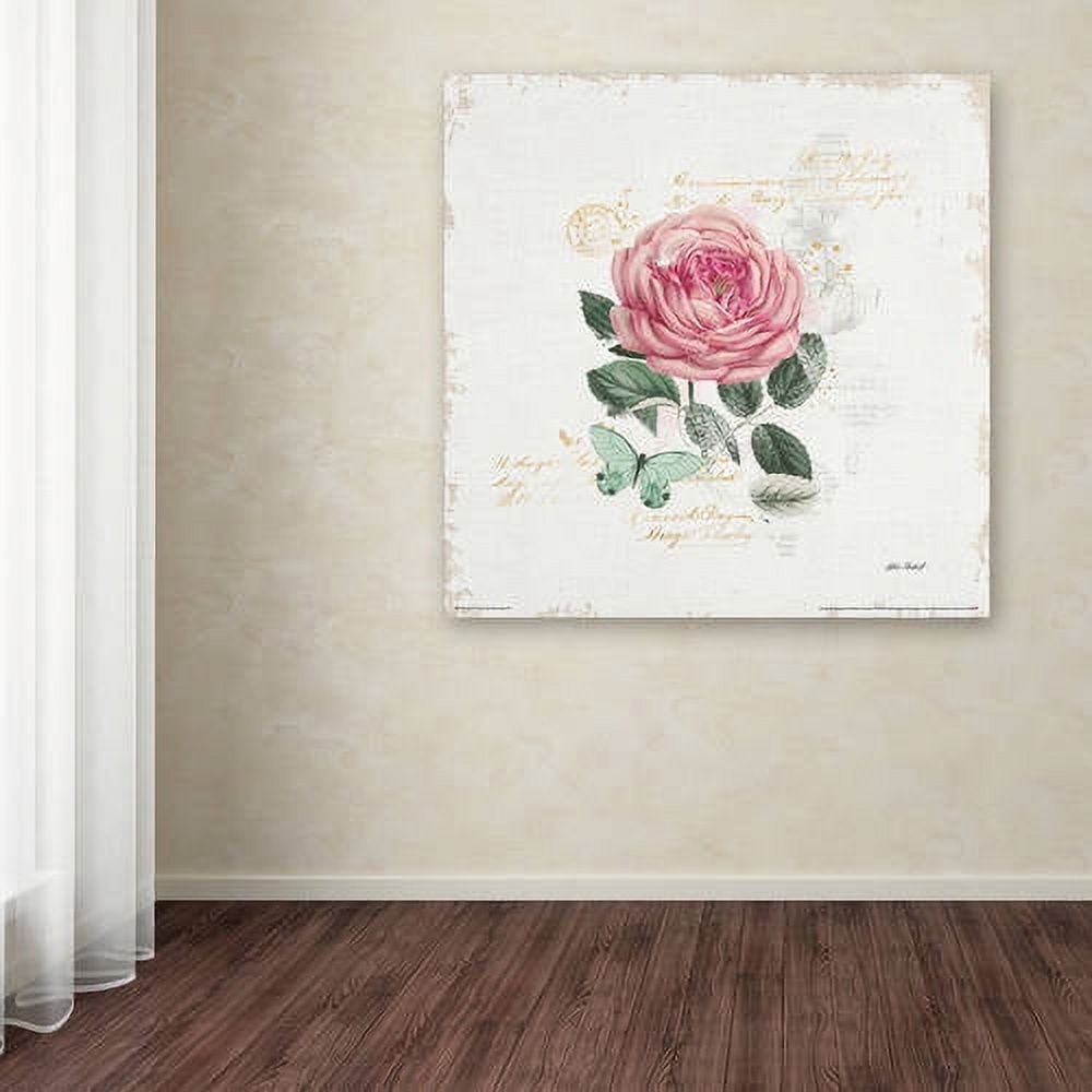 Trademark Fine Art "French Romance IV" Canvas Art by Katie Pertiet